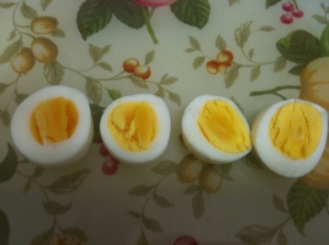 계란 4개